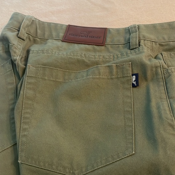 Vineyard Vines, 5-pocket Canvas Pants Olive Green 32x30 - Picture 7 of 8